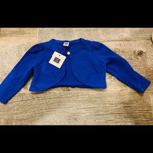 Brand New Janie and Jack Girls Cardigan 6-12mo